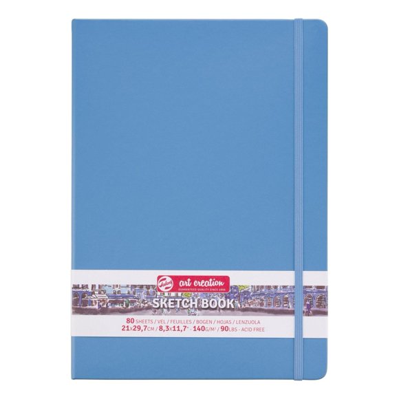 Cuaderno De Bocetos Azul 80 Hjs 21X29Cm 140G - 1 Pieza - Art Creation multicolor SIN TAMAÑO