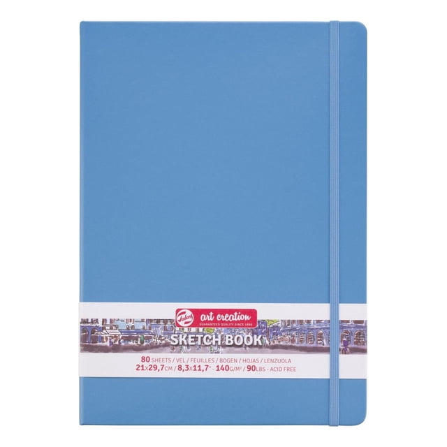 Cuaderno De Bocetos Azul 80 Hjs 21X29Cm 140G - 1 Pieza - Art Creation multicolor SIN TAMAÑO