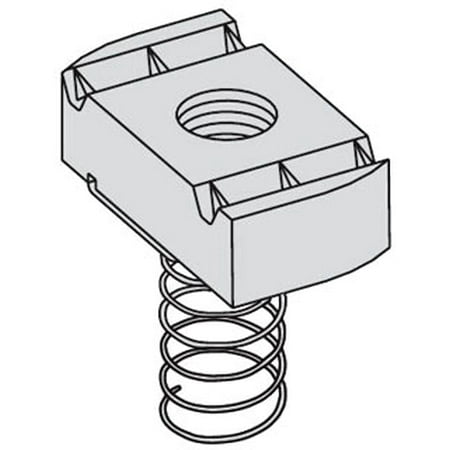 

B-LINE N224-ZN-1/4 Plated SPRING NUT