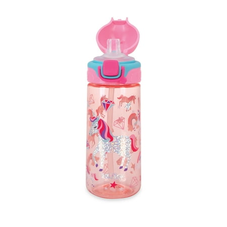Nuby Thirsty Kids Bolt Straw Cup 14oz, Unicorn