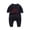 Black, variant on UAMVSH Christmas Baby Boy Girl Jumpsuit Newborn Infant Print Long Sleeve Romper Button Crewneck One Piece Outfits 3-18 Months