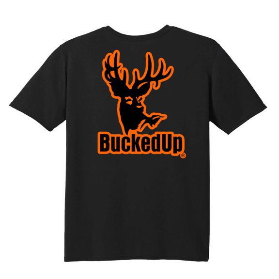 Short Sleeve Black with Classic BuckedUp® Logo