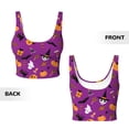 thumbnail image 5 of Picia Halloween2 Sports Bra for Women,Padded Strappy Sports Bras Medium Support Yoga Bra with Removable Cups,Running Yoga Bra-XX-Large, 5 of 9