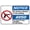 Warning Sign 4, variant on No Firearms Allowed In This Building Bilingual Warning Sign - 8"x12" Metal Security Sign, Safety Wall Decor for Home Business Yard Garden Office Street Road Easy to Mount, Weapon Prohibition