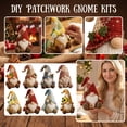thumbnail image 6 of Patchwork Gnome DIY Kit Christmas Cozy Gnome Sewing Craft Set, Christmas Gnome DIY Patchwork Kit DIY Sewing Project for Adults &Beginners, Home Decor & Gift for Halloween Christmas, 6 of 6
