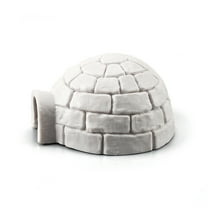 WHAMVOX  8 Pcs Mini Model Christmas Dollhouse Miniatures Igloo Child