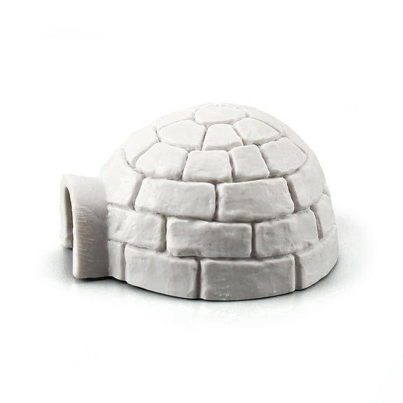 WHAMVOX  8 Pcs Mini Model Christmas Dollhouse Miniatures Igloo Child