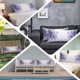 thumbnail image 6 of Lavender Body Pillow Covers, Watercolor Purple White Floral PlantsButterfly Soft Throw Pillow Cases with Invisible Zipper, Decorative Pillowcase Pillows Protectors for Sofa Bed Couchair 20"x54", 6 of 9