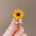 thumbnail image 4 of Broche de girasol para mujer, exquisito ramillete para traje, elegante broche para abrigo, accesorios, 4 of 4