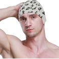 thumbnail image 3 of FYBTO Casquette de Natation Chat Drôle Unisexe Adulte FYBTO Polyester, 3 of 4