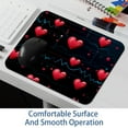 thumbnail image 6 of Valentine's Day Printed Gaming Mousepad Desk Pad, Square 8.3x9.8 Inch Non-Slip Rubber Bottom Mouse Mat for Office and Gaming, 6 of 6