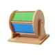 thumbnail image 5 of Tambor giratorio con espejo, juguete de madera para desarrollar la motricidad fina en preescolar, con forma de tambor rodante y arcoíris, ideal para b, 5 of 9