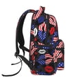 thumbnail image 3 of Gaeub American With Lips Ergonomic Lightweight Laptop Backpack - Multiple Pockets for School, Work, Travel, Outdoor Activities -One Size, 3 of 5