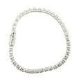 thumbnail image 5 of 14K White Gold Lab-Grown Diamond Tennis Bracelet 10.33 CTW – E-F Color, VVS2-VS1 Clarity, CVD Diamonds, 7-Inch Fine Jewelry for Women, 5 of 8