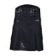 thumbnail image 5 of Nueva falda escocesa de verano para hombre, falda plisada con costuras en contraste a cuadros con bolsillo Pompotops oipoqjl22759, 5 of 6