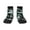 2 Black-1, variant on Cartoon Koala Bear Pattern Quarter Crew Socks,Toe Seamed Ankle Socks,Cotton Cushioned Breathable Athletic Crew Sports Socks