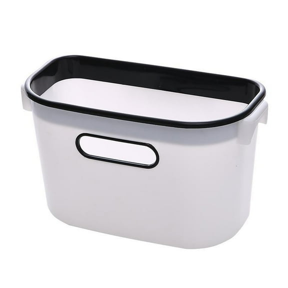 Leodye 1PCS Hanging Under-sink Trash Can - Small Countertop Waste Bin for Kitchen Food Scraps & Bathroom Use -10.23x6.29x5.11in