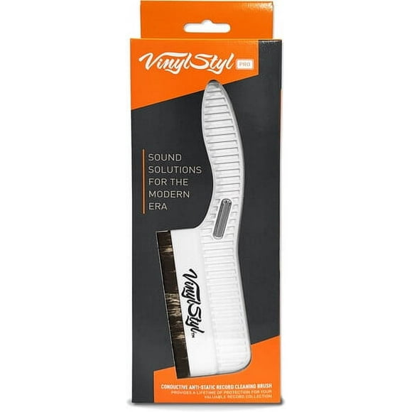 Vinyl Styl® Premium Conductive Anti-Static Record Cleaning Brush (White)