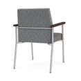 thumbnail image 3 of Mystic Reception Waiting Room Guest Chair / Silver Steel / Gray / Gray, 3 of 5