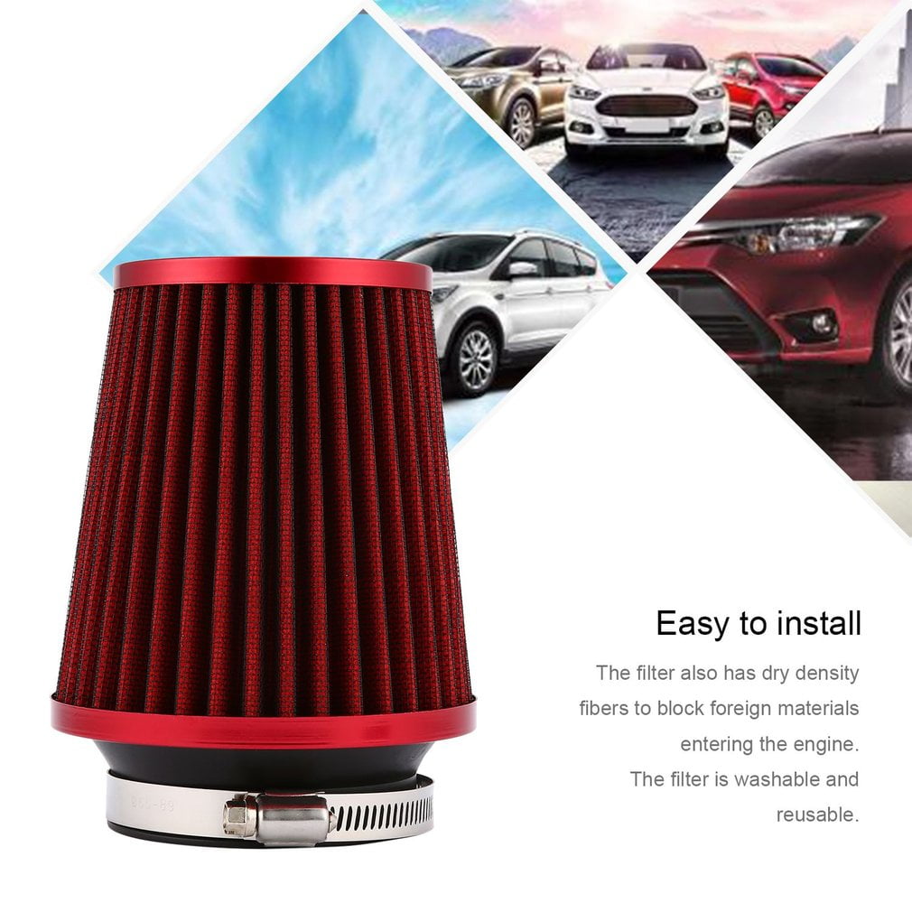 Universal Automobile Car Carbon Filber Air Filter Auto Air Intake Reusable Walmart Canada
