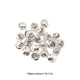 thumbnail image 5 of Guardurnaity Mini cuentas de 100 Uds., forma redonda a la moda, decoración ligera, espaciador multiusos, accesorio decorativo Ropa, zapatos y accesorios Miscelánea Plata, 1 3 mm Guardurnaity AP017660-03, 5 of 6
