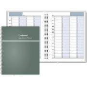 Undated Appointment Book, Schedule Planner by StriveZen, 2021 2022, 4 Column Planner, Daily, Hourly, 15 Minutes