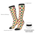 thumbnail image 6 of Fotbe Colorful Frogs print Women's Men's Novelty Crew Socks Cotton Socks Knee High Socks for Walking,Running,Nurses,Pregnancy, 6 of 8