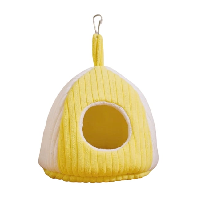 Winter Warm Bird Bed Soft Material Hangable Design Secure Enclosed Structure Exquisite Stitching for Small Animals Birds Hamsters Indoor Cold Weather