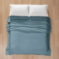 thumbnail image 3 of Hotel Style ™ Solid Oversized Bed Blanket, Juniper Stone, 3 of 9