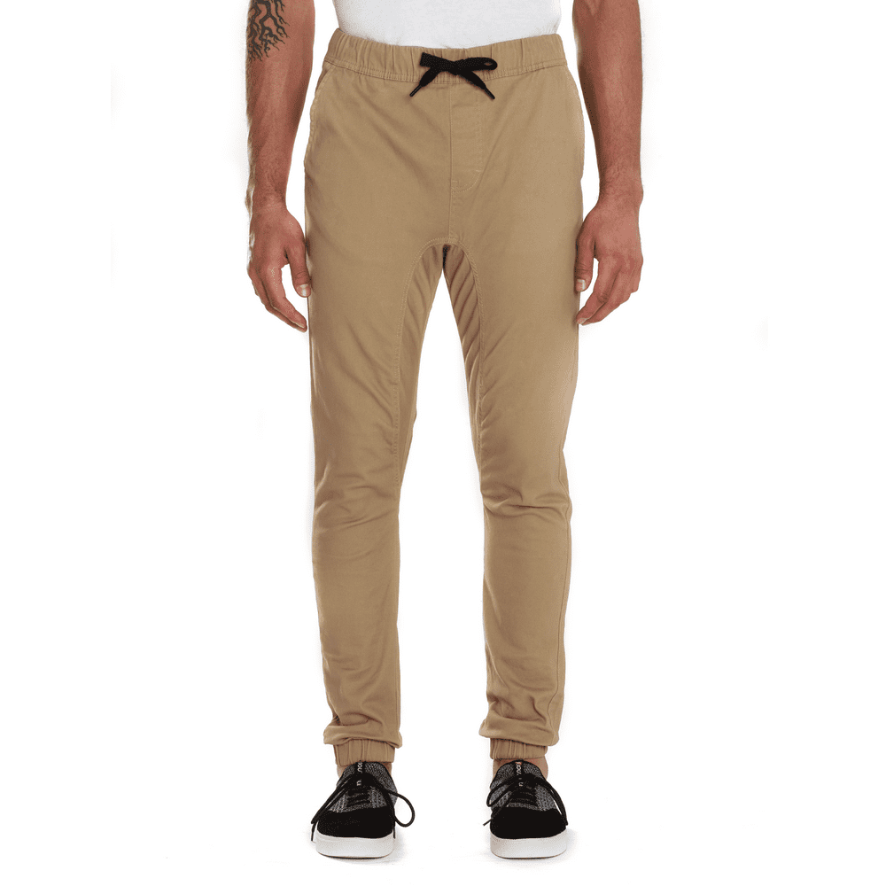 stretch twill joggers