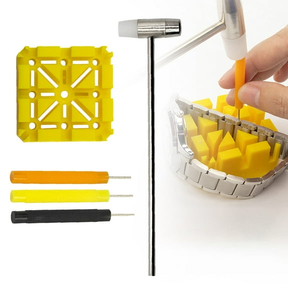 Repair Tool Kit Hammer Hand Tools 5PCS Bracelet Chain Pin Remover Slit