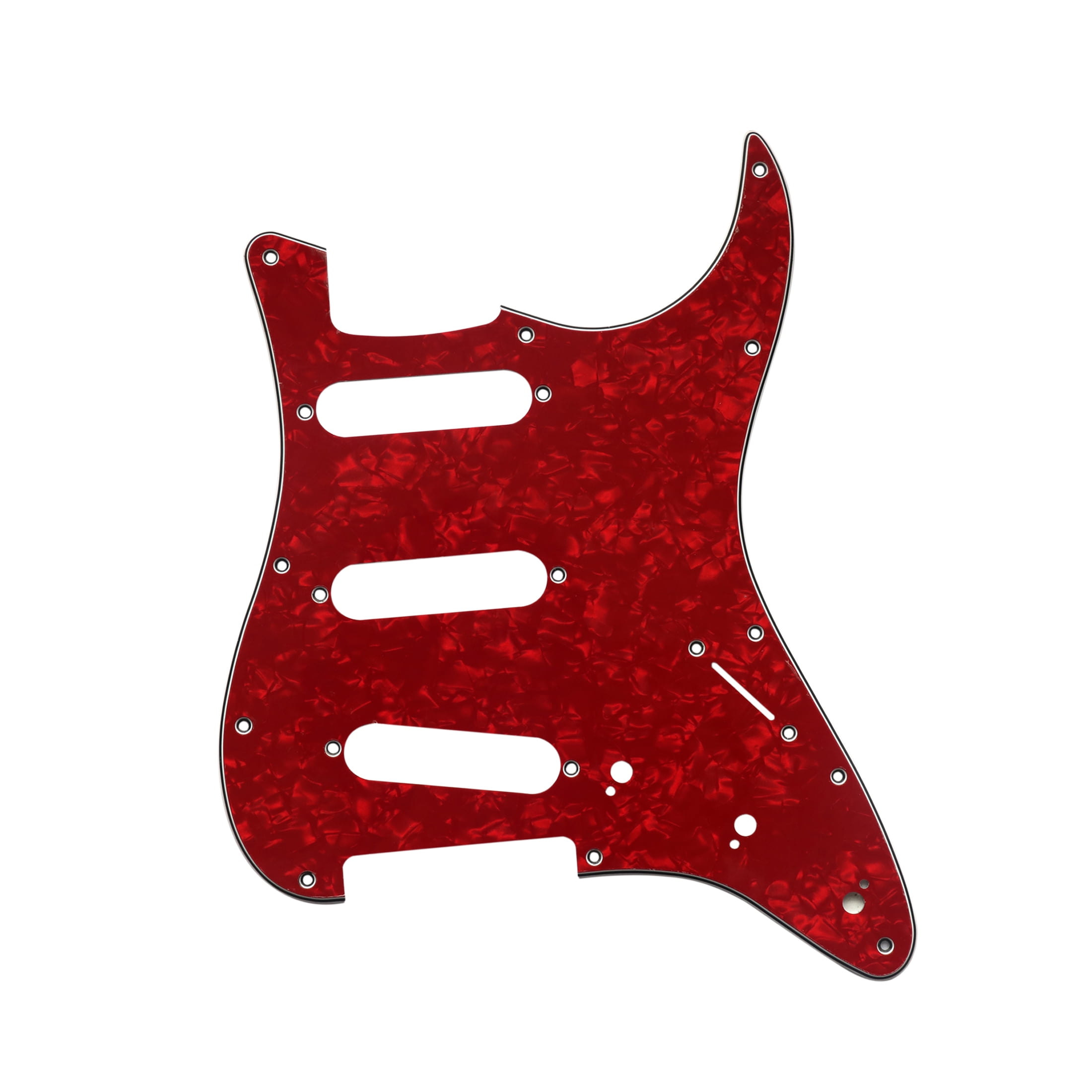 Metallor Electric Guitar Pickguard 3 Ply 14 Holes Single Coil SSS for