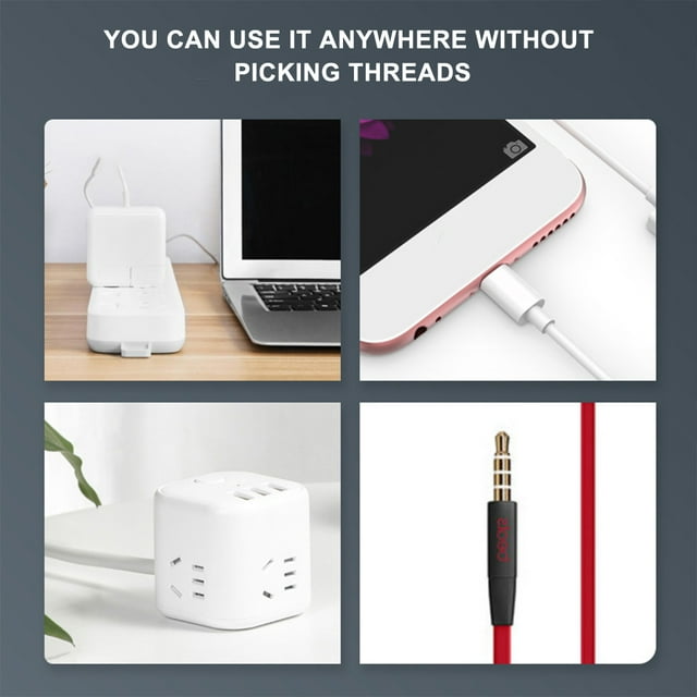 mmirethe 2pieces Durable And Soft Silicone Cable Protector - Extends Life And Prevents Twists Reduces Risk Of Fraying yellow