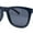 Matte Navy - Black, variant on Kush Mens Rounded Rectangular Horn Rim Matte Sporty Plastic Sunglasses Matte Grey - Black