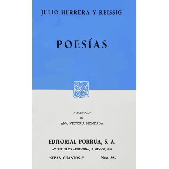 Poesías Editorial Porrúa 9789684523081