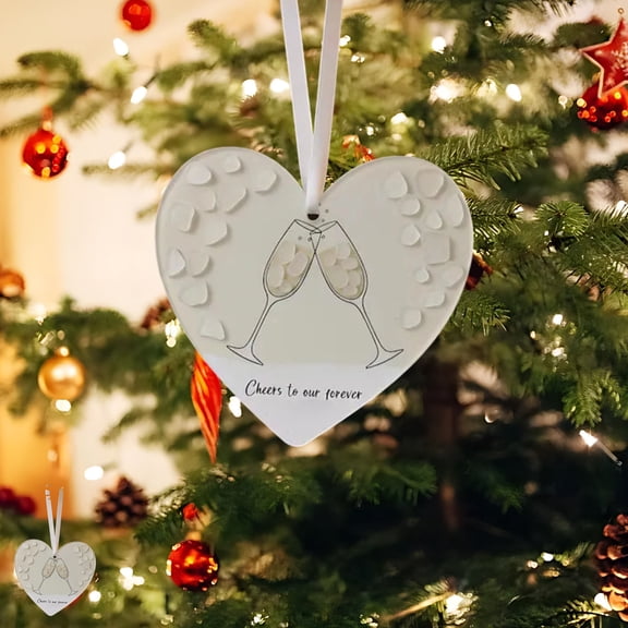 Christmas Vacation Decorations, Bear Family Christmas Ornament C One Size
