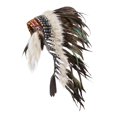 thumbnail image 3 of Tocado de plumas indias, sombrero, diadema para juegos de rol, burlesque, fiesta de disfraces, 3 of 8
