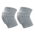 thumbnail image 1 of 1 Pair Sports Knee Pad Running Fitness Gym Workout Gym Protective Basketball Kneepad Sleeve Support Soft Protection Brace Protector Gray, 1 of 7