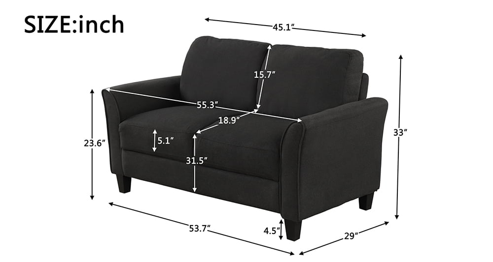 Kepooman 37" Fabric Armchair, Modern Wingback Reading Chair, Contemporary Accent Chair for Living Room, Bedroom, Grey Kepooman 37" Fabric Armchair, Modern Wingback Reading Chair, Contemporary Accent Chair for Living Room, Bedroom, Grey