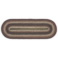 thumbnail image 2 of VHC Brands Country Beckham Table Runner, Red Black Tan, Jute Blend, Oval, 13x36 Inches, 2 of 3