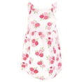 thumbnail image 3 of Hudson Baby Infant Girls Cotton Dresses, Dk Pink Rose Dot, 3T, 3 of 3