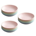 thumbnail image 5 of COCHLOUS 12Pcs Plastic Wheat Straw Seasoning Dishes Condiment Plates (Assorted Color), 5 of 8