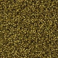 thumbnail image 2 of TOHO 15/0 Round Beads Japanese Seed Beads (996FM) Bronze Lined Peridot Rainbow Matte 1.5mm Hole: 0.7mm about 3000pcs/bottle 10g/bottle, 2 of 5