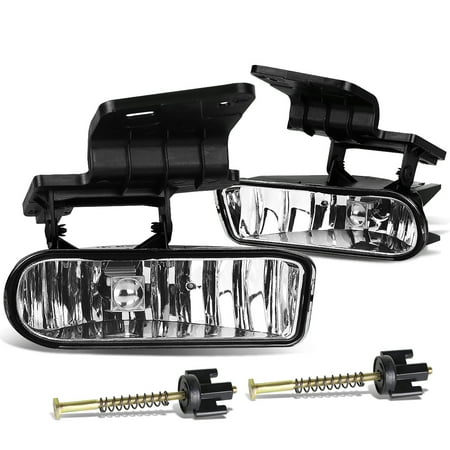 01 Chevrolet Silverado 1500 Driving - For 1999 to 2006 Chevy Silverado / Tahoe / Suburban Pair of Bumper Driving Fog Lights (Clear Lens) 00 01 02 03 04 05