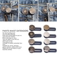 thumbnail image 3 of Rallonge de Pantalon à Boutons, 16 Pcs Rallonges de Taille Portables Sans Couture pour Robe, 3 of 7