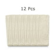 thumbnail image 5 of Pure Era Bullnose Plush Carpet Stair Treads Protector Cover 9" x 30" Indoor Shaggy Rug Self Adhensive Set of 12,Beige, 5 of 8