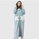 thumbnail image 5 of Batas de Mujer Empalme Con Capucha Espesar Pijama de Lana Coralina Albornoz de Bolsillo Ropa de Dormir Odeerbi ODB120872, 5 of 7