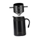 thumbnail image 3 of Juego de cafetera que mantiene las bebidas calientes y frías, manual, a prueba de fugas, práctico con gotero de café para viajes de mochilero, 3 of 8