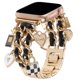 thumbnail image 1 of Pulsera REALSIGN dorada/negra con dijes de metal para iWatch Series 9-1 SE (42/44/45mm), 1 of 5