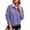 Purple, variant on Enjoytime Womens Sweatshirt Collared Long Sleeve Half Button Pullover Tops Fall Winter Comfy Trendy Casual Sweatshirts
